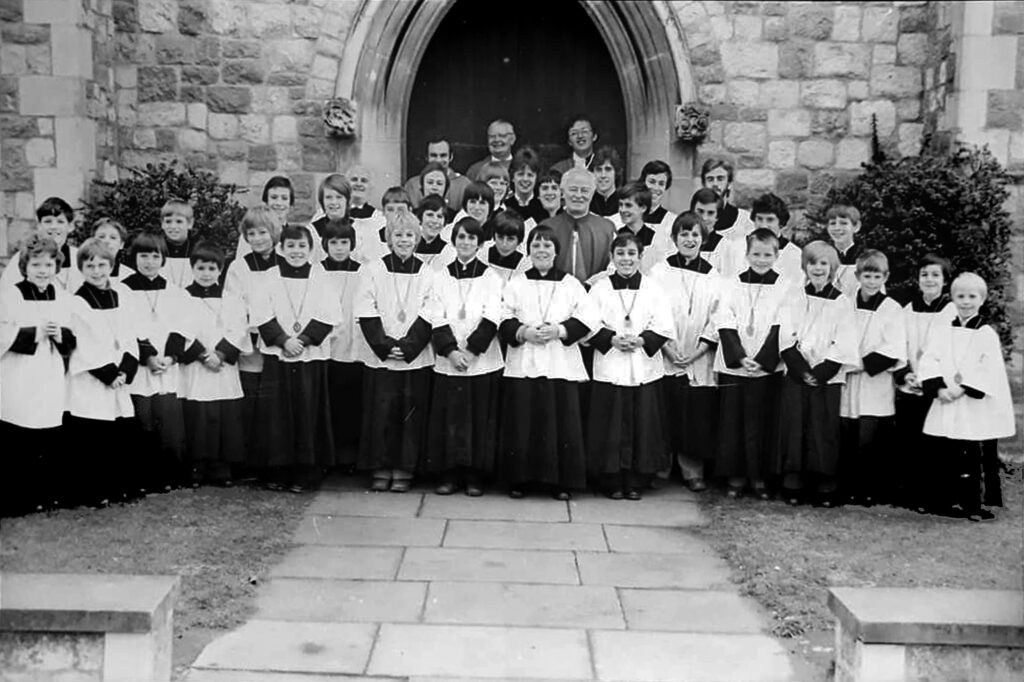 Boxing day 1979 outside St. Paul’s Dover. Fr. Jeff Cridland (current priest) is back row furthest right.